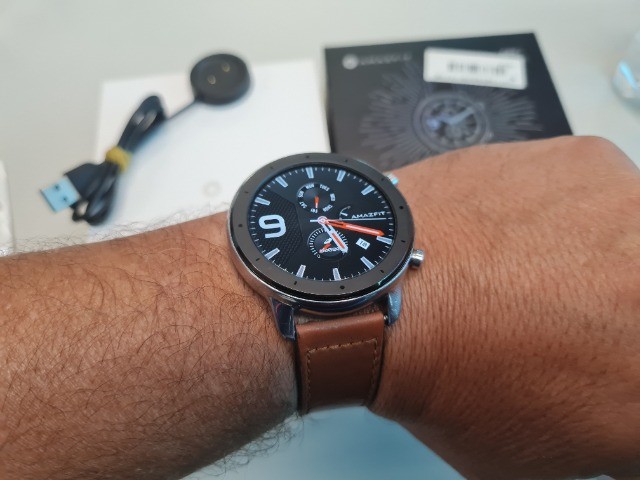 amazfit gtr 47mm prata