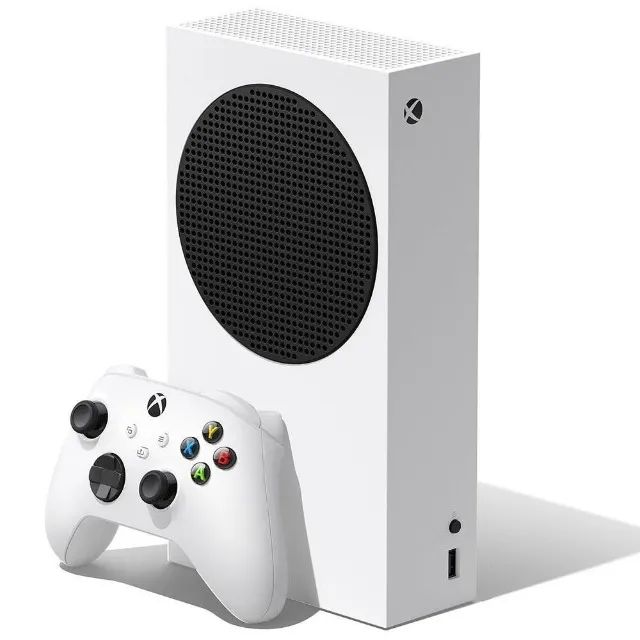 Xbox Series S com 2 controles