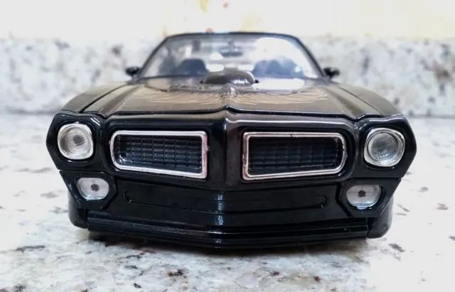 1972 Pontiac Firebird Trans Am, Black - Jada Toys Bigtime Muscle 1/24 Diecast Model
