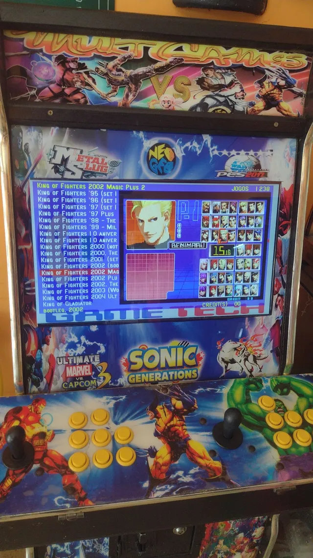 The King Of Fighters 2002 Magic Plus 2 Fliperama Jogos