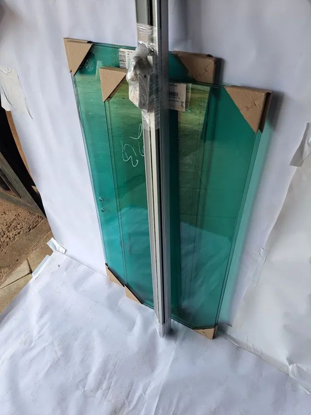 Janela 1.50x1.00 blindex verde ou fume completa nova sem uso - Foto 6