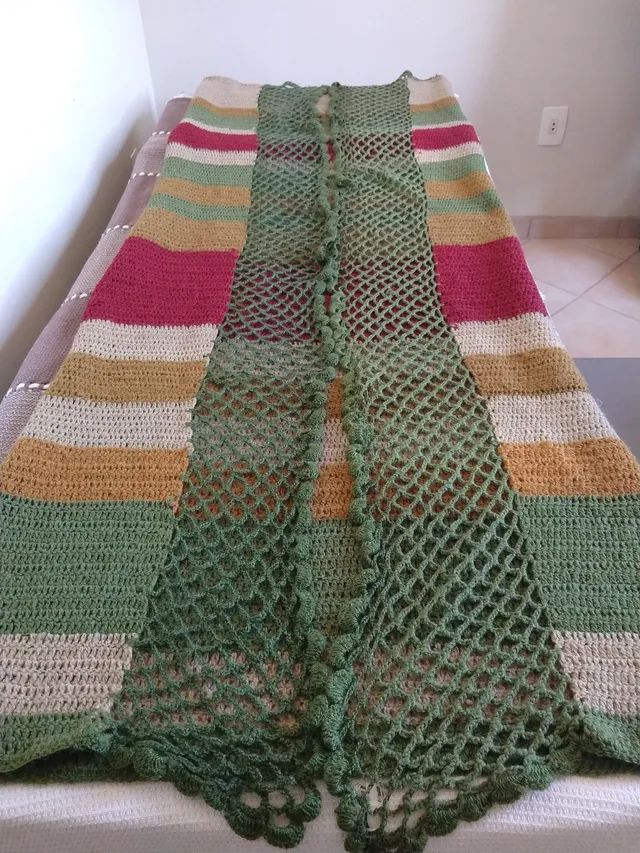 Colcha artesanal cama de solteiro  - Foto 3