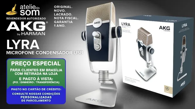 Microfone USB Multimodo Ultra-HD Akg Lyra Original Novo Lacrado