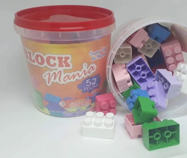Blocos Montar 52pçs Block Mania