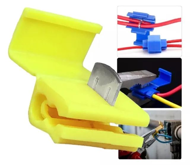 Conector Derivação Terminal Emendar Fios Cabos Amarelo (4,00 - 6,00mm) Crimper 5 COD-CP794