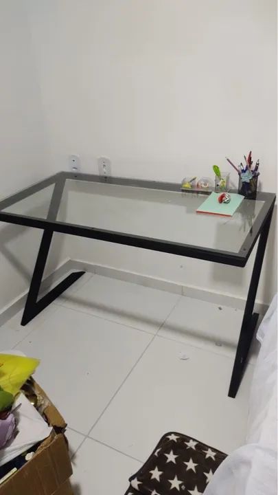 Mesa de Escritório de vidro  - Foto 3