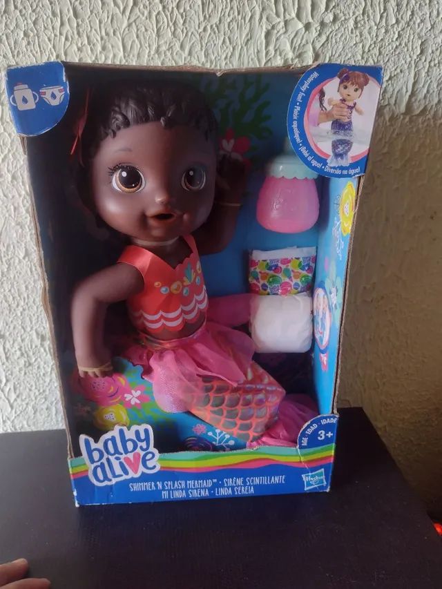 Baby Alive sereia negra - Foto 2