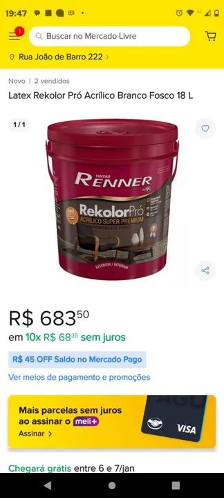 Tinta Emborrachada Suvinil Proteção Tota diversas cores l Branco 18 Litros - Foto 3