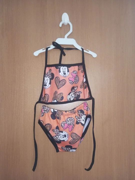 Biquíni infantil Minnie - Tamanho único ano