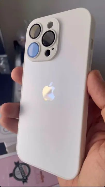 Case de Vidro Premium com MagSafe para iPhone - Foto 6