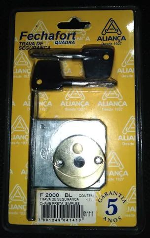 Fechadura Trava Segurança F2000 BL Aliança 