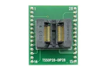 COD-AM457 Adaptador Tssop28 Dip28 golden Programador  Arduino Automação COD-AM457  - Foto 2