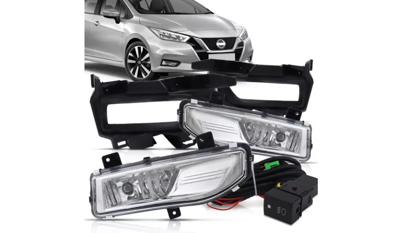 Kit Farol de Milha Completo para o Nissan Versa 2020