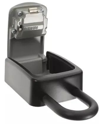 Cadeado Cofre Surf Lock Segredo Chaves Casa Haste Fixa Preto - Foto 2