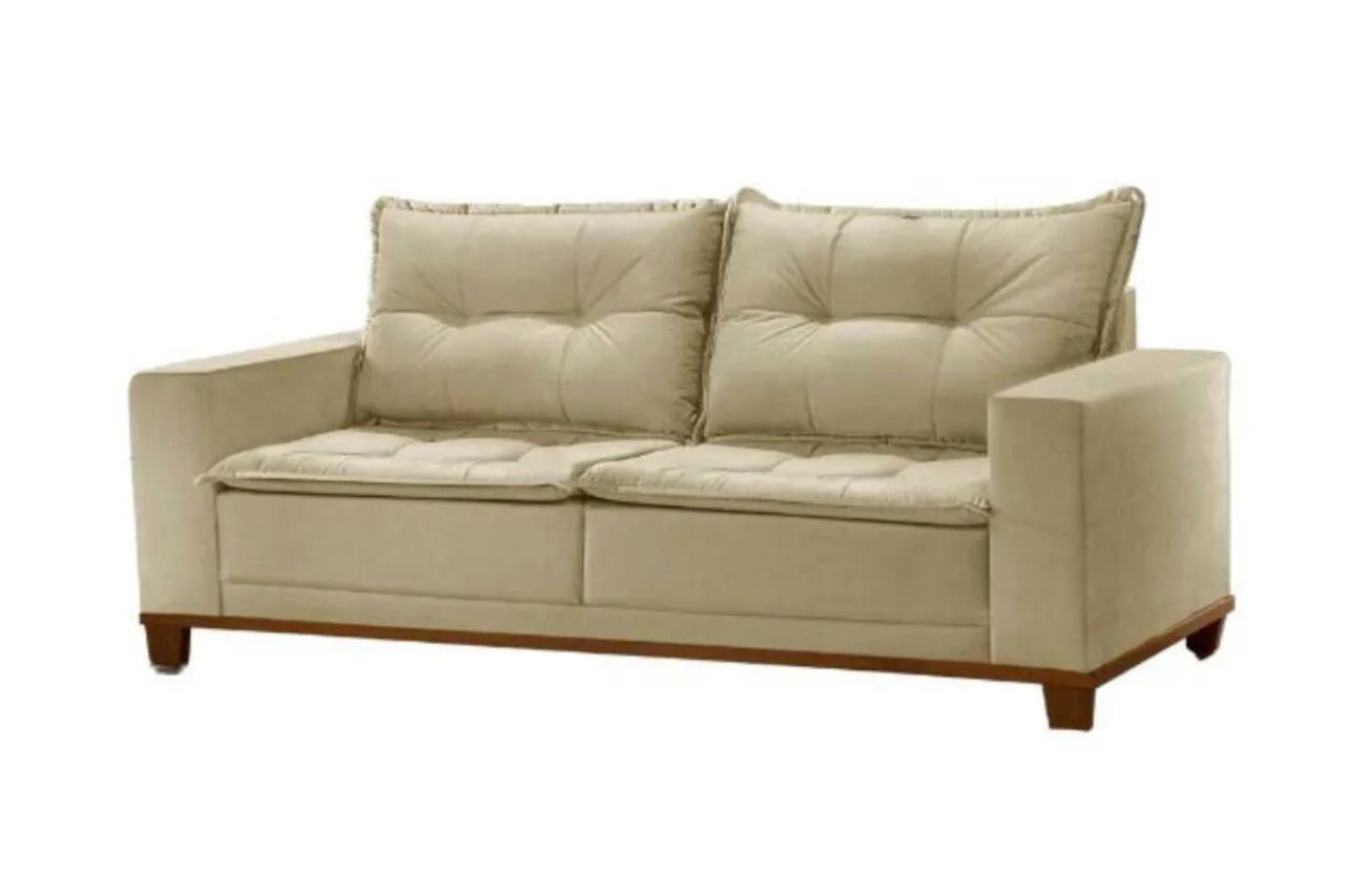 Sofá Fixo Estrela 2,00m Molas Bonnel r98 - Foto 2