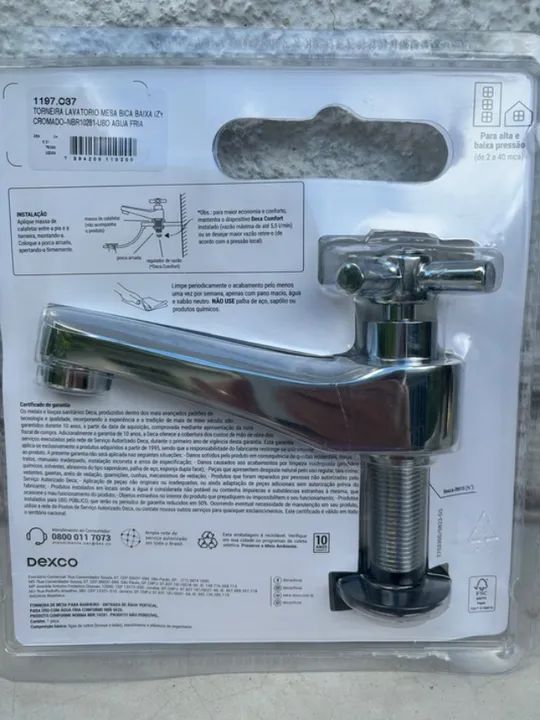 torneira para banheiro Izy de mesa DECA