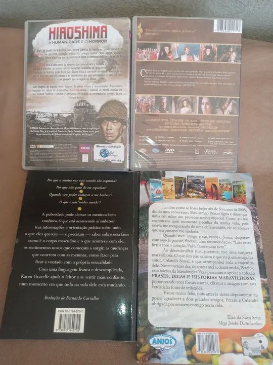 Kit 2 livros e 2 dvd,s - Foto 2