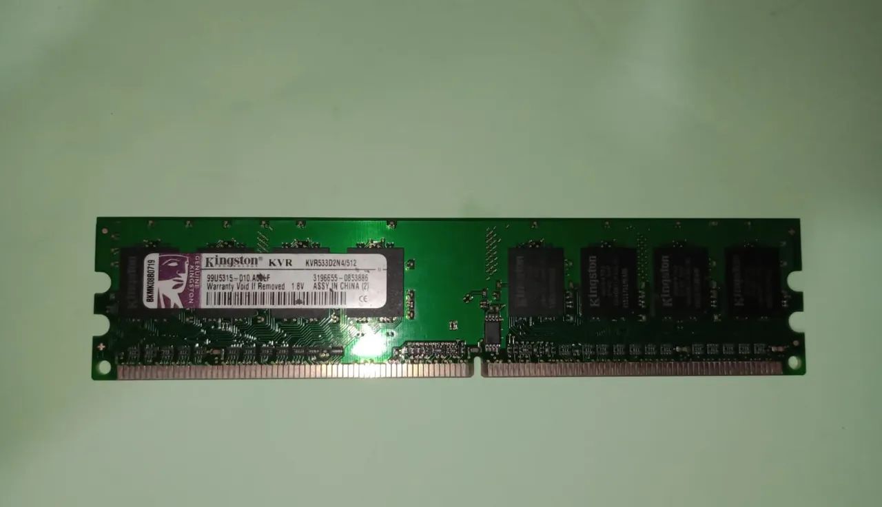 Memória RAM Kingston KVR533D2N4/512 512MB DDR2 - Memória RAM