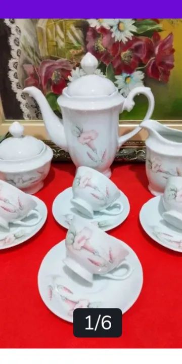 Modo de café de porcelana