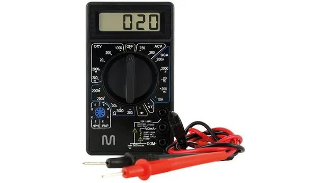 Multímetro Digital Corrente Ac + Dc Tensão 200m~1000v Bateria 9v Preto Multilaser