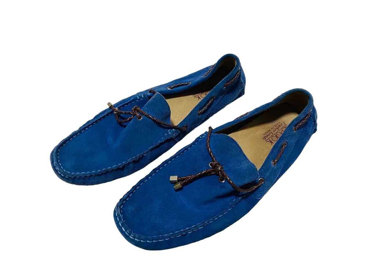 Mocassim Sergio K Tamanho 43 Camurça Azul Ótimo Estado