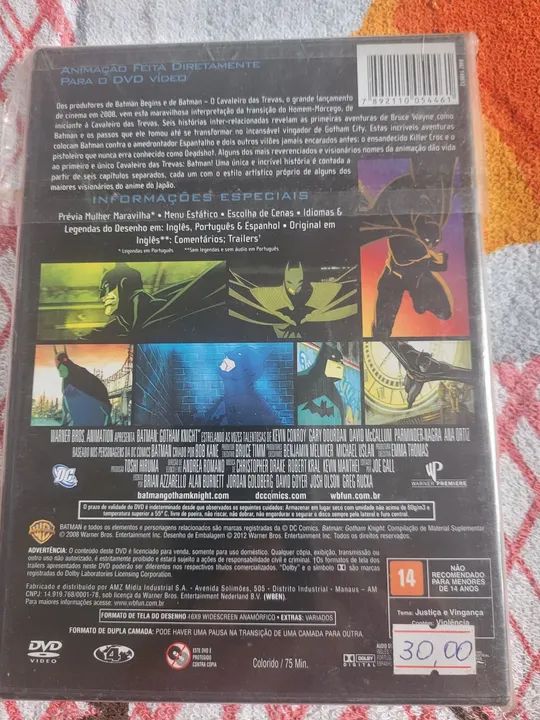 DVD Batman - O Cavaleiro de Gotham (Filme Original Animado) - Foto 2