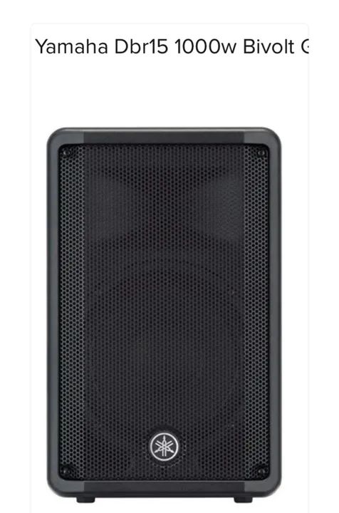 Caixa profiss de Som DBR15  Yamaha - Potente e de Alta Qualidade + mesa de Som 4 canais - Foto 6