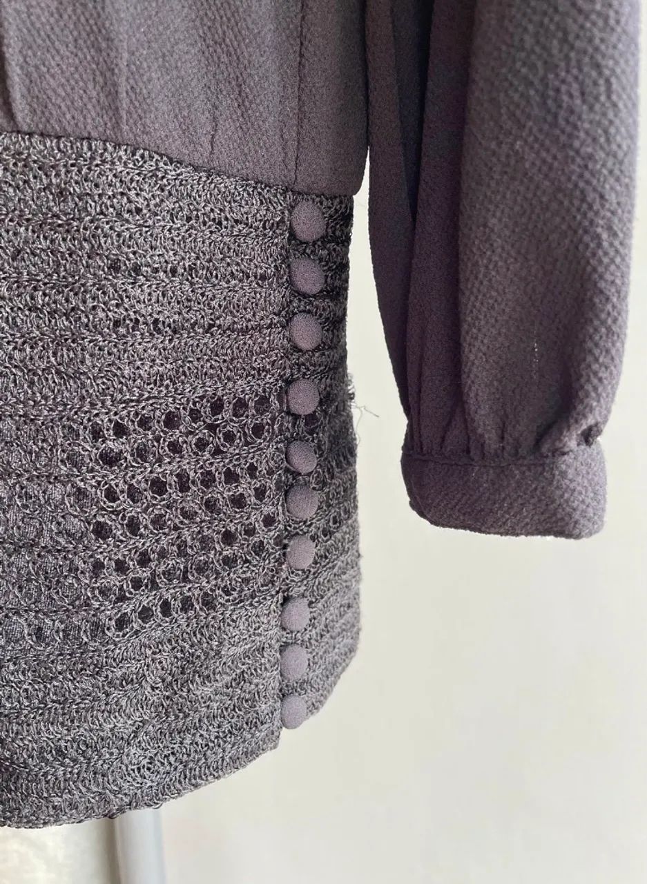 Blusa feminina preta, CANAL - Foto 5