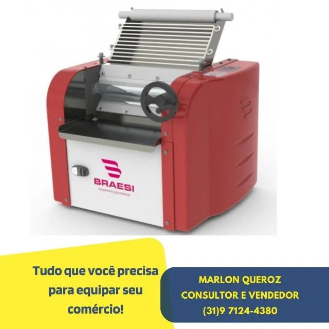Cilindro de Massas 30CM Braesi Bivolt