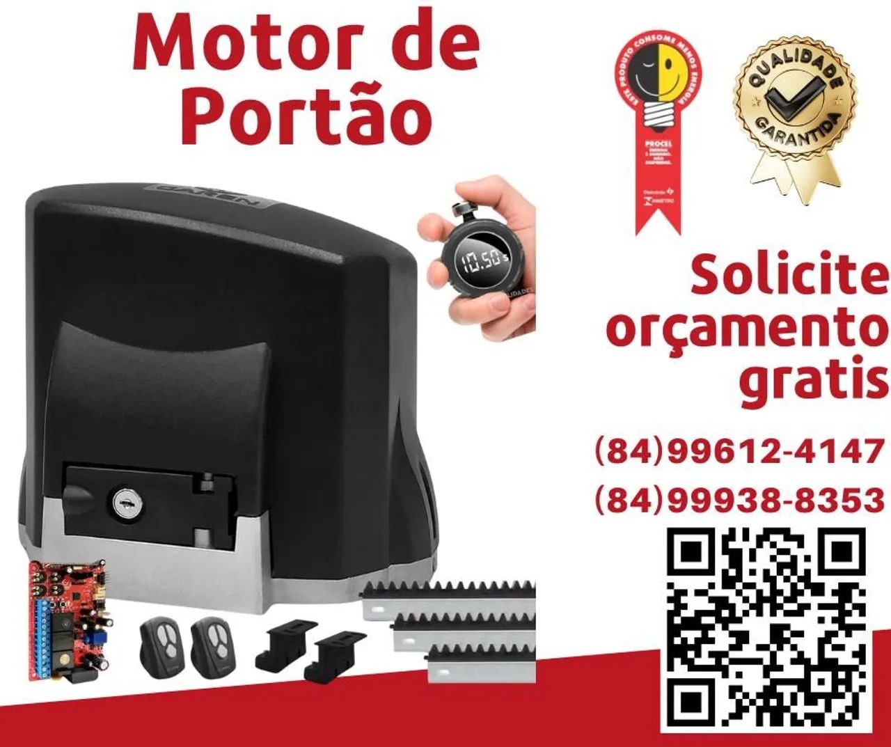 Motor de Portão Automático - Segurança e praticidade para sua casa!