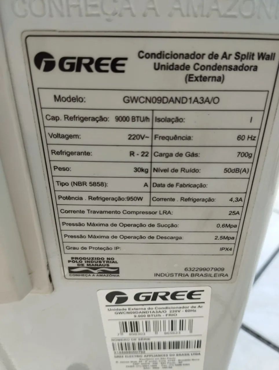 Ar condicionado Split Gree 9.000 BTUS  - Foto 5