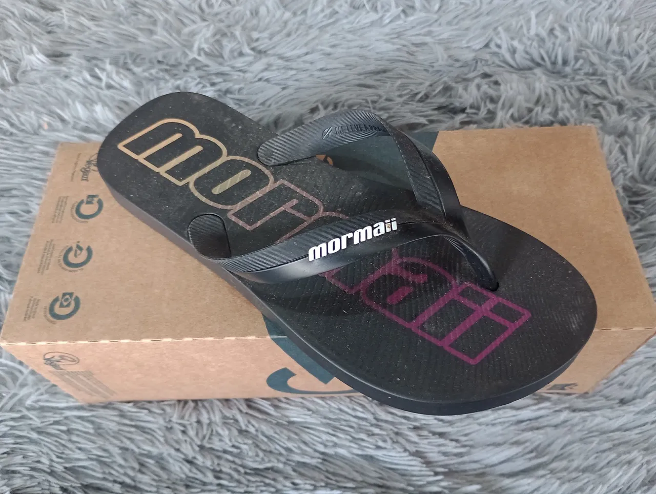 Chinelo Mormaii Masculino Preto Original