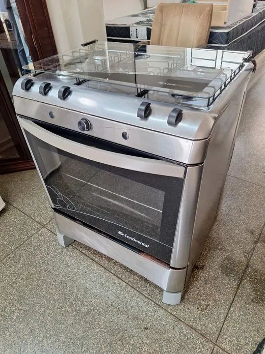 Fogão continental 5 bocas acendimento elétrico e luz de forno ((ENTREGO)) - Foto 4