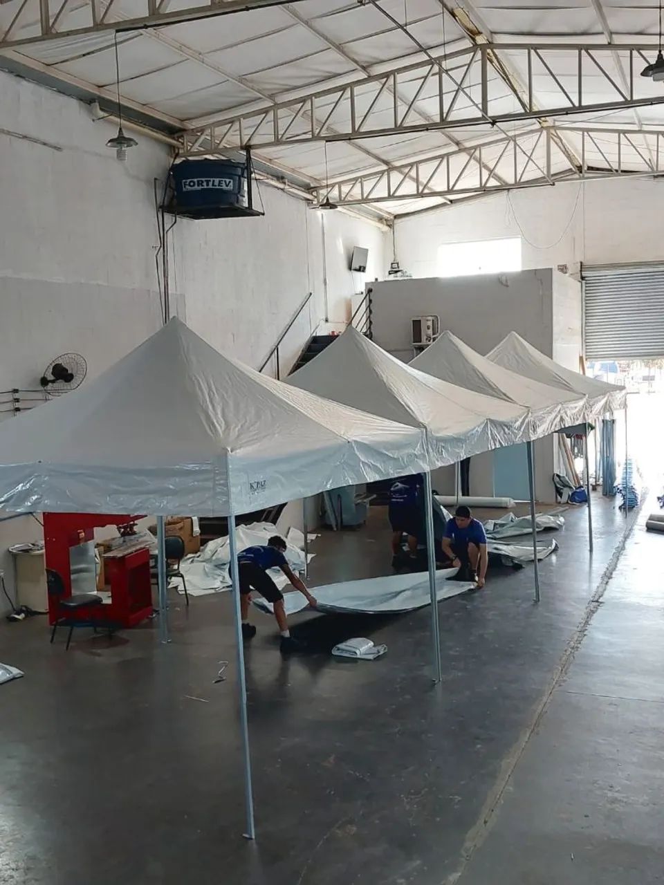 Tenda sanfonada lona PVC ( produto a pronta entrega ). - Foto 6