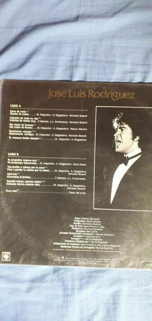 VENDO LP VINIL JOSÉ LUÍS RODRIGUEZ ORIGINAL  - Foto 2