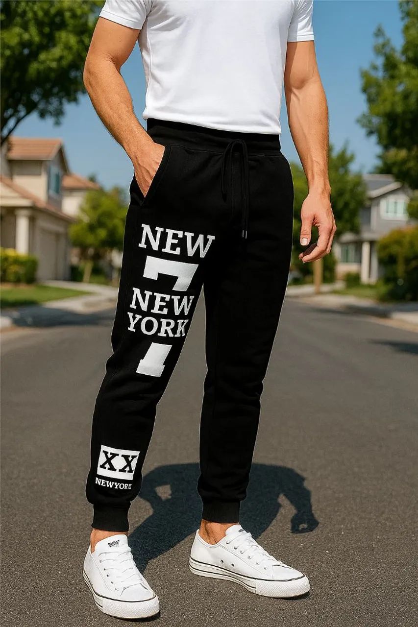 Calça Moletom Slim Fit Esportiva New York - Foto 3