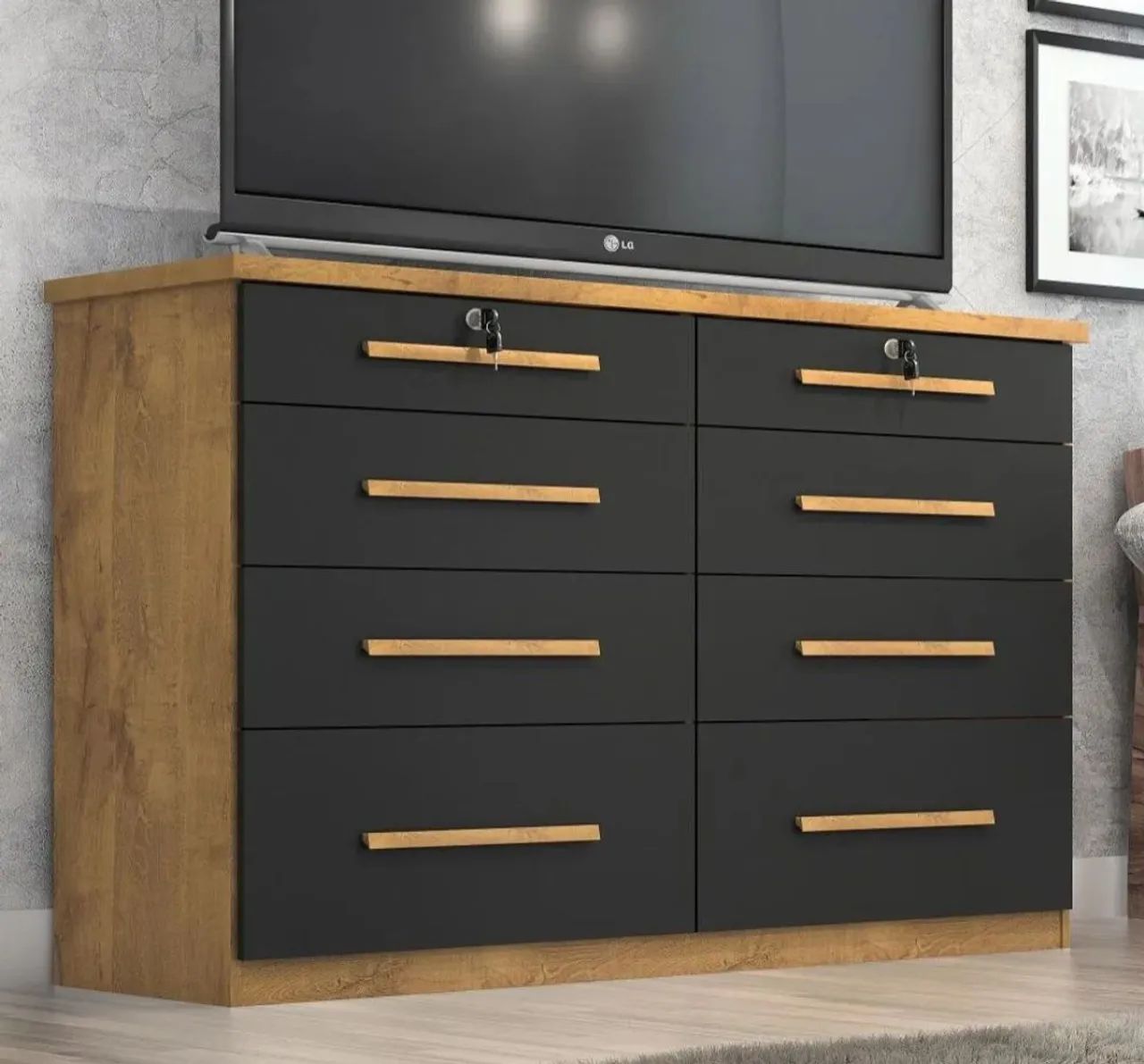 Cômoda super estilosa SÓ VENDO NO PIX A VISTA WHATSAPP *<br> - Foto 4