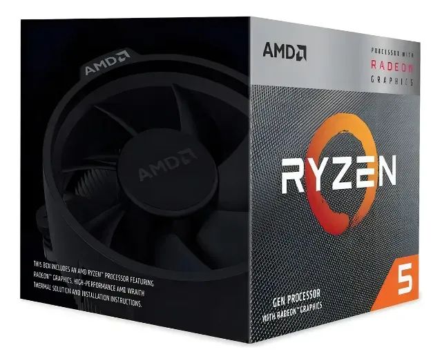 Caixa Do Ryzen 5 3400g, Embalagem Sem Processador
