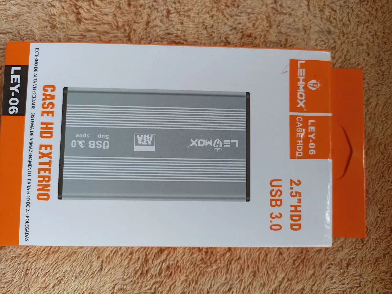 Case HD externo 2,5" HDD USB 3.0 LEY-06