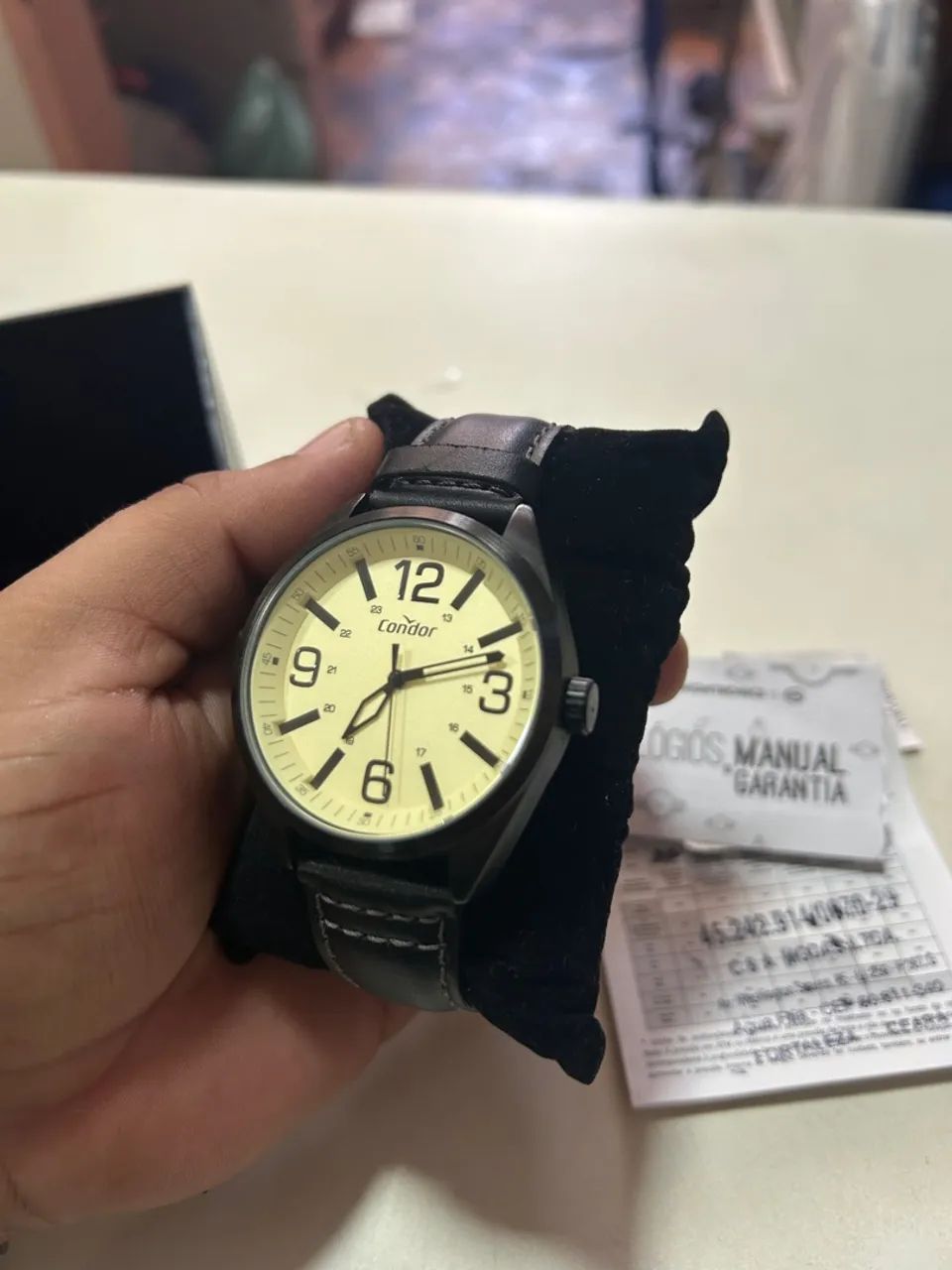 Relógio Condor Masculino - Pulseira em Couro - Foto 3