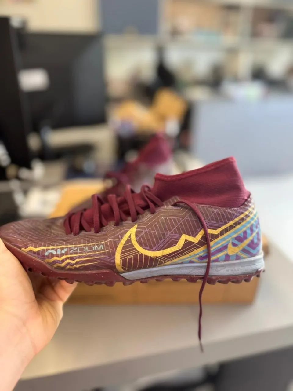 Chuteira society ZOOM SUPERFLY 9 ACADEMY KM/MG - Calçados