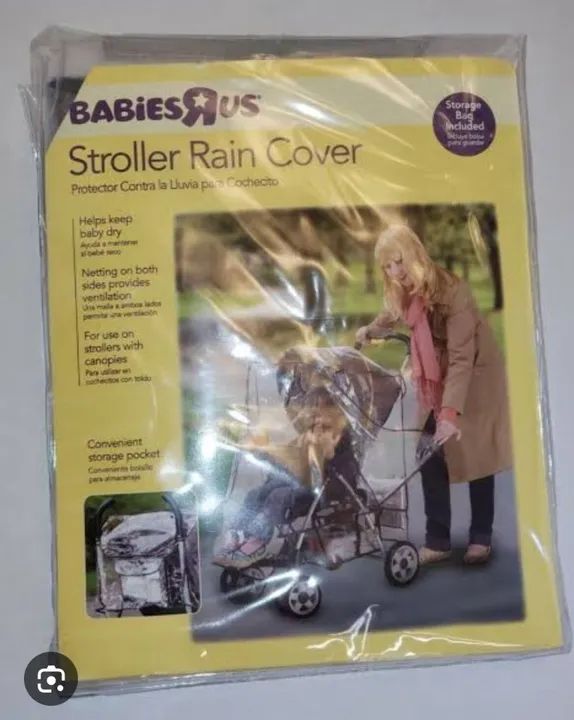 Capa de chuva para carrinho de bebê - Babies R us - Foto 2