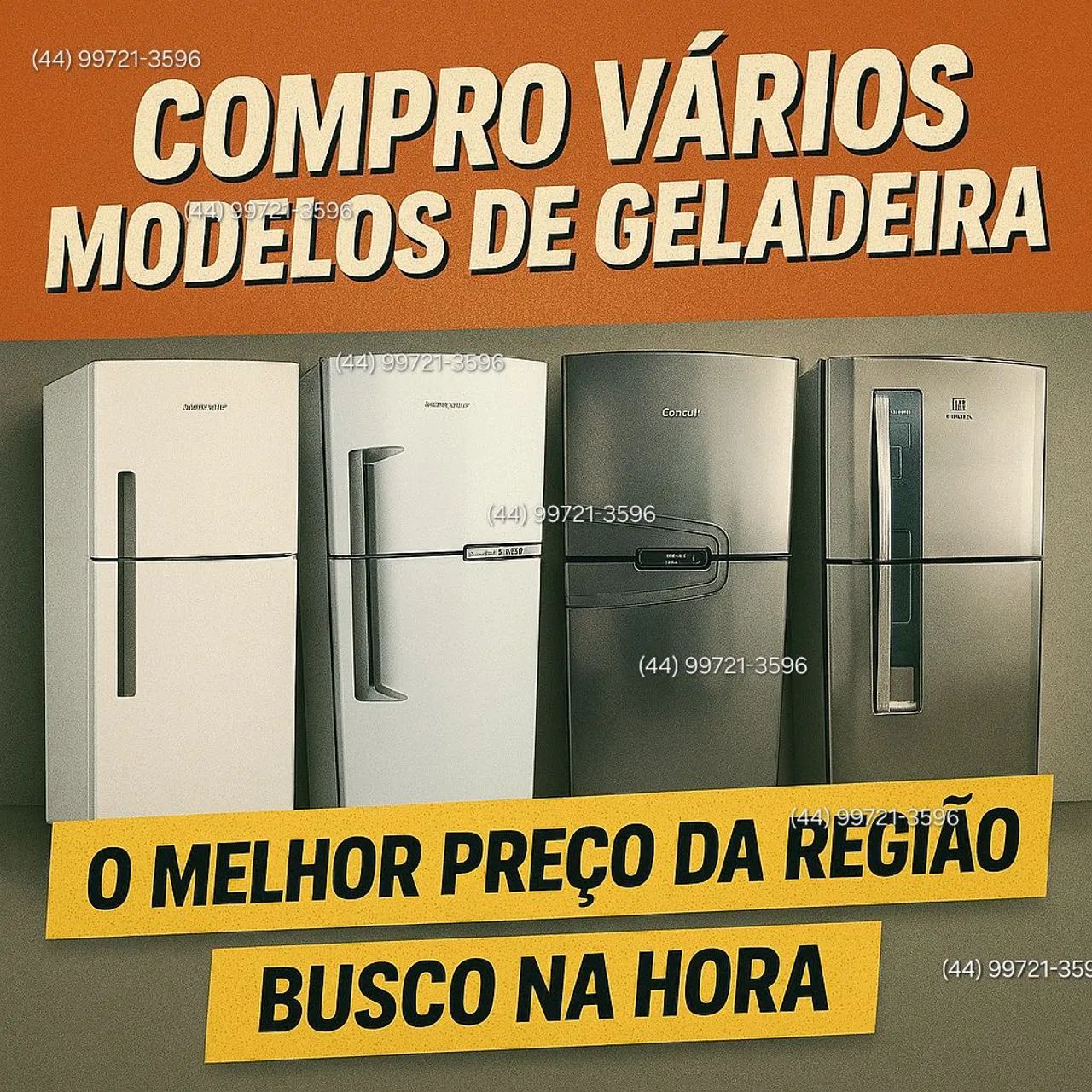 PAGO por geladeiras ESTRAGADAS