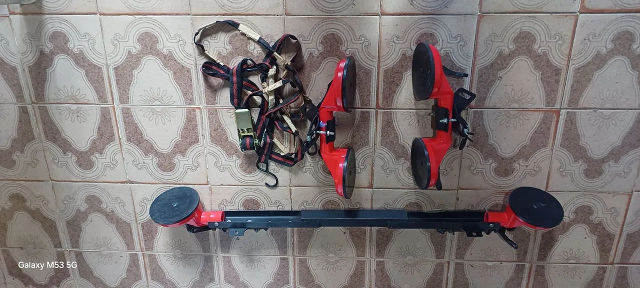 Suporte para bicicleta de teto pra duas bykes valor 350 reais  - Foto 5