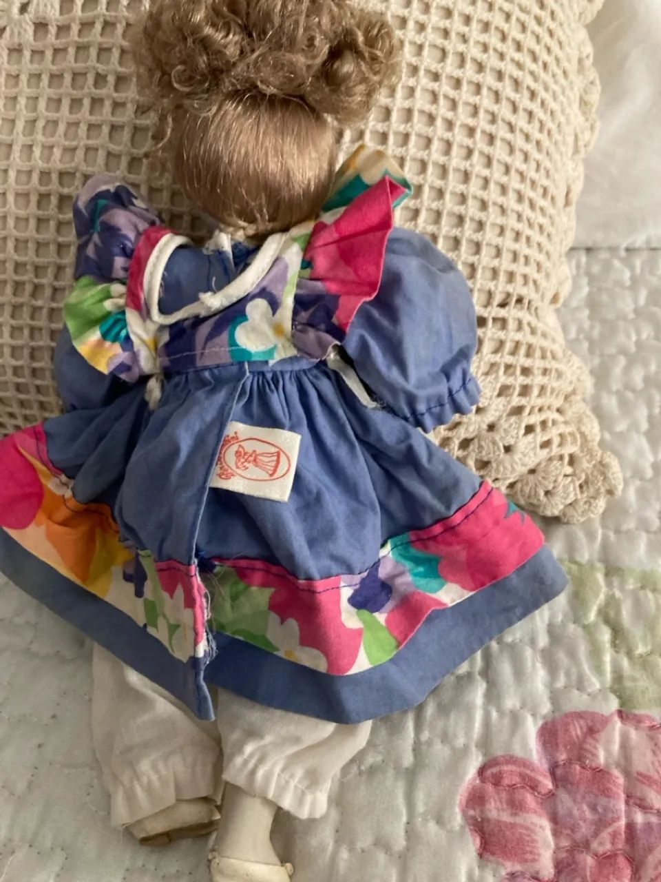 Boneca de porcelana antiga - Foto 4