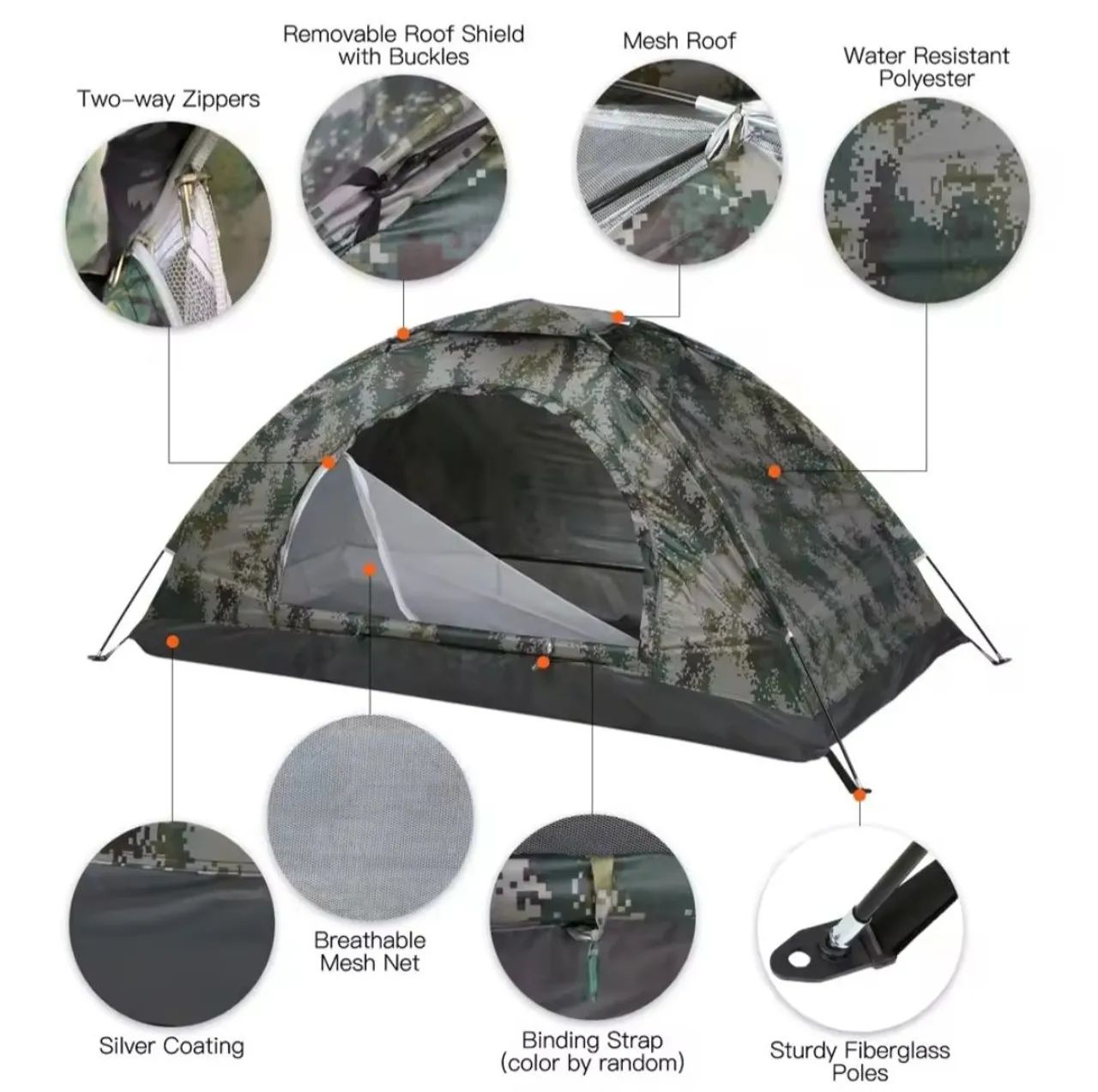 Barraca de camping 2pessoas ultraleve outdoor  - Foto 4