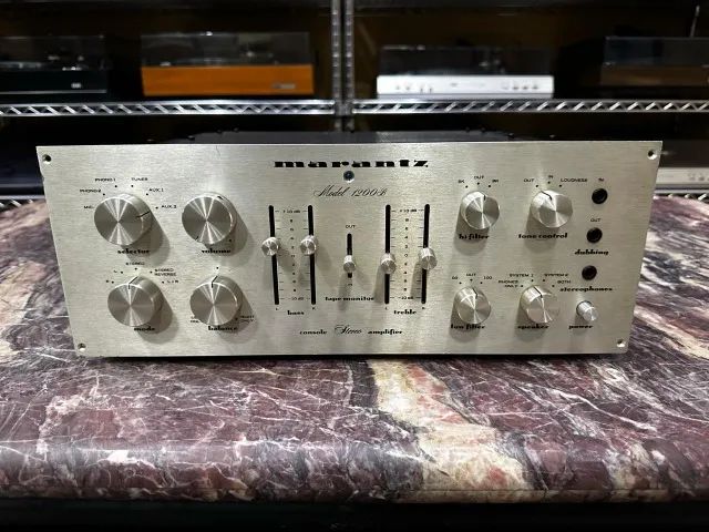Amplificador Integrado Power Marantz 1200b - Igual Receiver Sansui Pioneer Jbl Som Klipsch