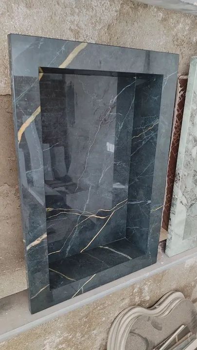 Nichos de mármore e Porcelanato 