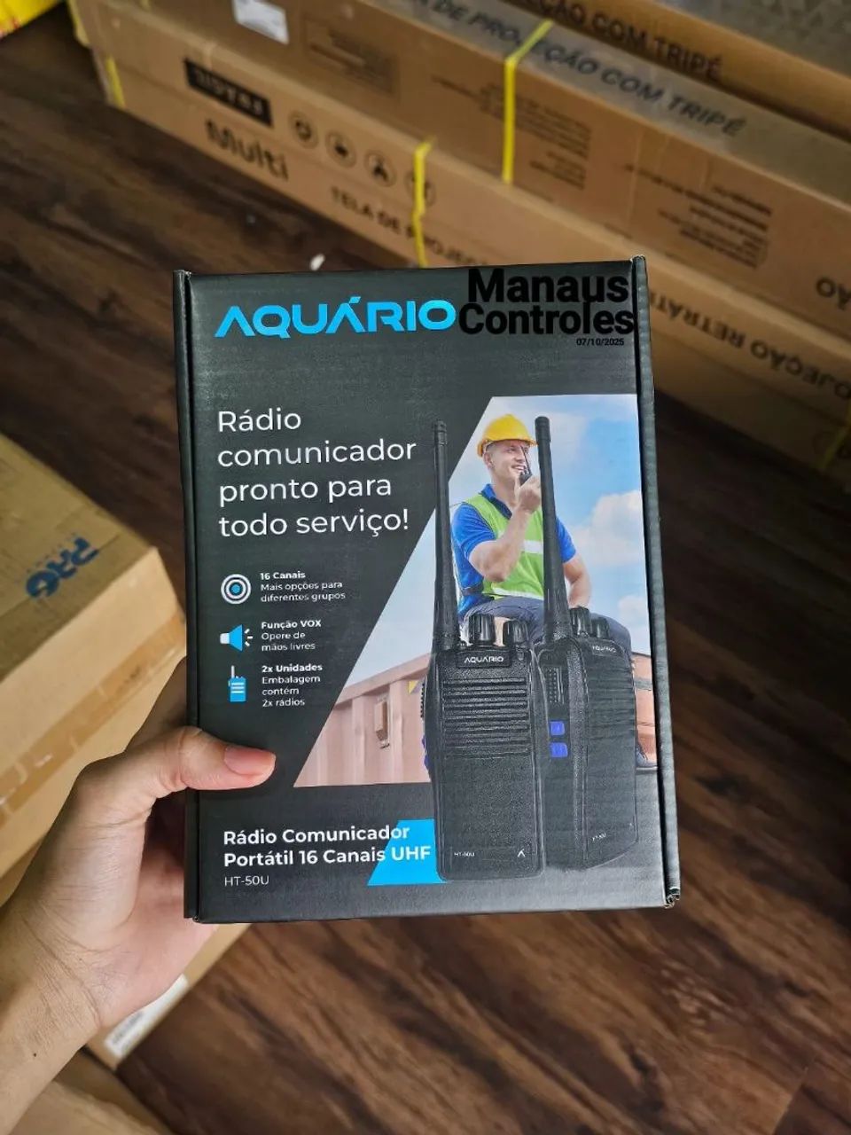 Rádio comunicador Aquário Homologado pela Anatel 