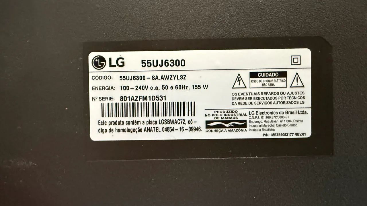 Tv LG 55 - retirada de peças  - Foto 3